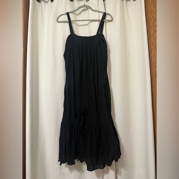 Jenni Kayne Black Tiered Midi Summer Dress Size S - Picture 4 of 7